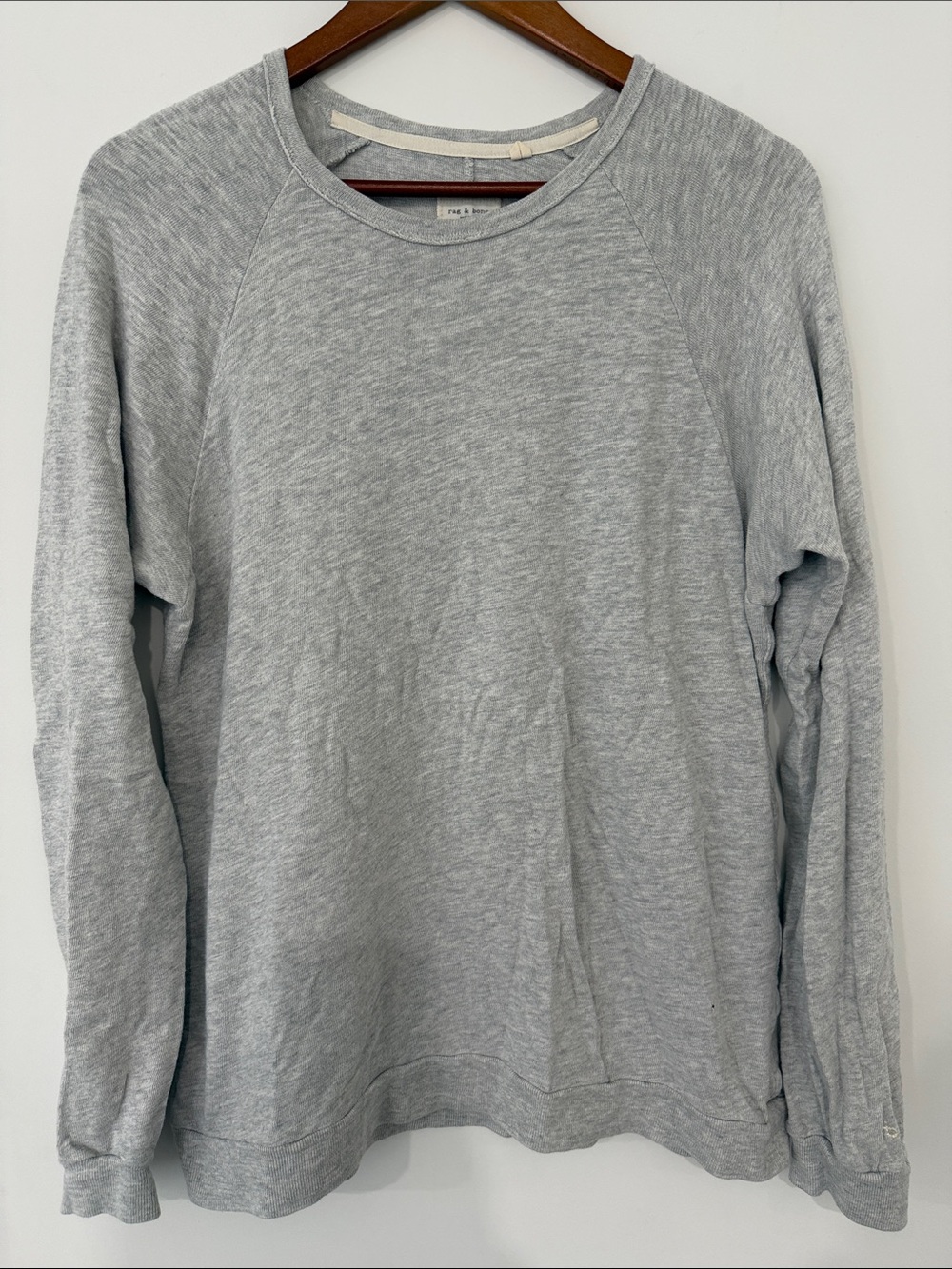 Rag & Bone Grey Long-sleeve Sz M